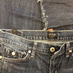 CITIZENS OF HUMANITY Distressed Blue Jeans